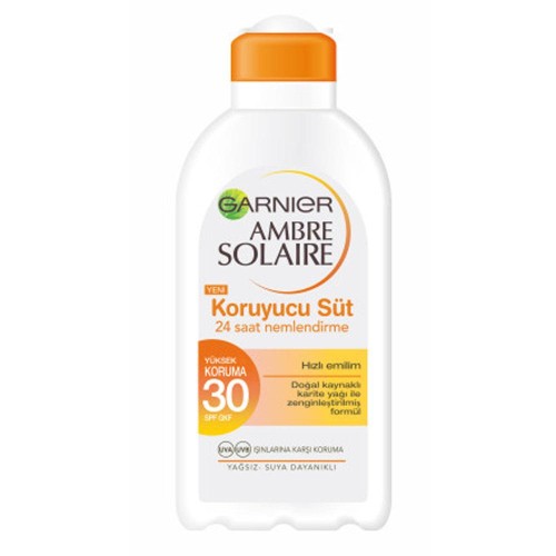 Garnier Ambre Solaire Protection Milk Anti Drying SPF GKF30 Yüksek Koruma Sağlayan Süt 200 ml Garnier Ambre Solaire Protection Milk Anti Drying SPF GKF30 Yüksek Koruma Sağlayan Süt 200 ml