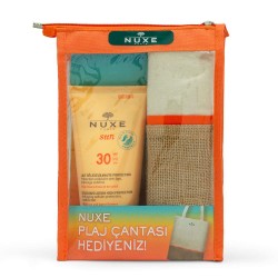 Nuxe Sun Güneş Koruyucu Yüz ve Vücut Sütü Spf 30 150ml Plaj Çantası Hediyeli Nuxe Sun Güneş Koruyucu Yüz ve Vücut Sütü Spf 30 150ml Plaj Çantası Hediyeli