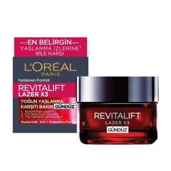 Loreal Paris Revitalift Lazer X3 Yoğun Yaşlanma Karşıtı Gündüz Bakım Kremi 15ml Loreal Paris Revitalift Lazer X3 Yoğun Yaşlanma Karşıtı Gündüz Bakım Kremi 15ml