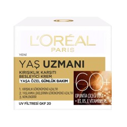 Loreal Paris Yaş Uzmanı 60+ Kırışıklık Karşıtı Besleyici Krem 50ml Loreal Paris Yaş Uzmanı 60+ Kırışıklık Karşıtı Besleyici Krem 50ml