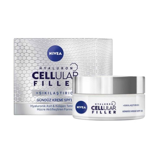 Nivea Hyaluron Cellular Filler Yaşlanma Belirtilerine Karşı Gündüz Kremi 50ml Nivea Hyaluron Cellular Filler Yaşlanma Belirtilerine Karşı Gündüz Kremi 50ml