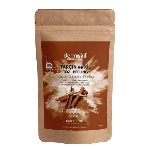 Dermokil Tarçın ve Kil Toz Peeling 200ml Dermokil Tarçın ve Kil Toz Peeling 200ml