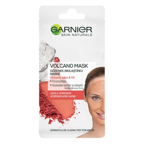 Garnier Volkanik Kaya & Kül İçeren Yüz Maskesi 8 ml Garnier Volkanik Kaya & Kül İçeren Yüz Maskesi 8 ml