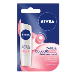 Nivea Care & Colour Pembe Dudak Bakım Kremi 55ml Nivea Care & Colour Pembe Dudak Bakım Kremi 55ml