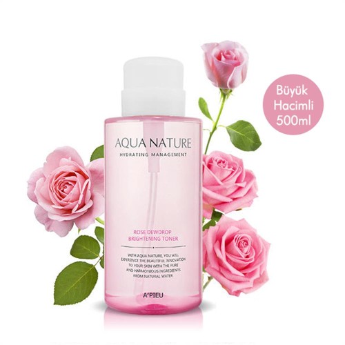 Missha APIEU Aqua Nature Rose Dewdrop Brightening Tonik 500ml Missha APIEU Aqua Nature Rose Dewdrop Brightening Tonik 500ml