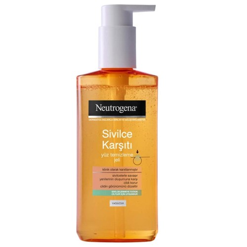 Neutrogena Sivilce Karşıtı Yüz Temizleme Jeli 200ml Neutrogena Sivilce Karşıtı Yüz Temizleme Jeli 200ml