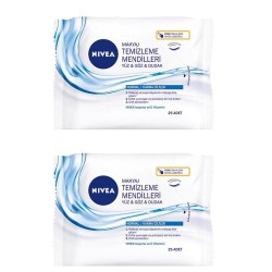 Nivea Makyaj Temizleme Mendili 2x25Adet Nivea Makyaj Temizleme Mendili 2x25Adet