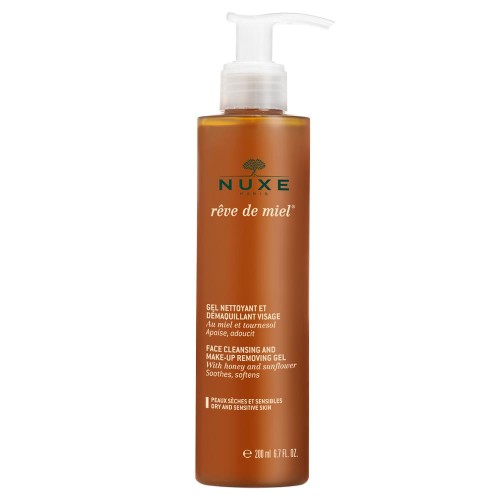 Nuxe Reve De Miel Gel - Yüz ve Göz Makyaj Temizleme Jeli 200ml Nuxe Reve De Miel Gel - Yüz ve Göz Makyaj Temizleme Jeli 200ml