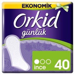 Orkid Yaprak Günlük Ped Normal Ekonomik Paket 40 Ped Orkid Yaprak Günlük Ped Normal Ekonomik Paket 40 Ped