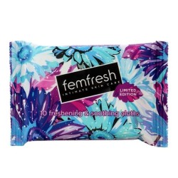 Femfresh Dış Genital Bölge Temizleme Mendili 10 Adet Femfresh Dış Genital Bölge Temizleme Mendili 10 Adet