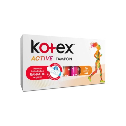 Kotex Active Tampon Süper 16'li Kotex Active Tampon Süper 16'li