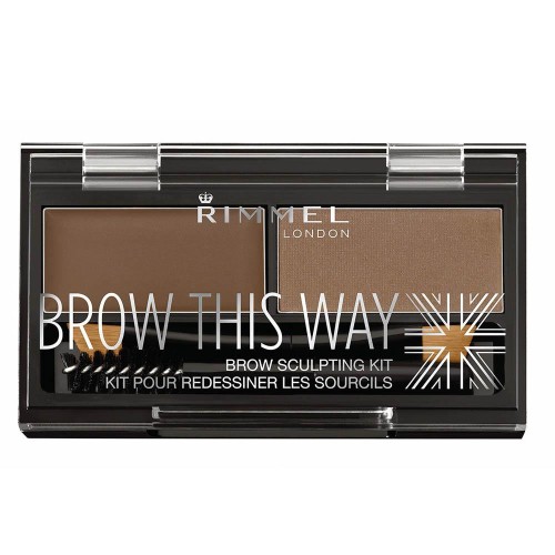 Rimmel London Brow This Way Kaş Şekillendirme Kiti No:002 Medium Brown Rimmel London Brow This Way Kaş Şekillendirme Kiti No:002 Medium Brown