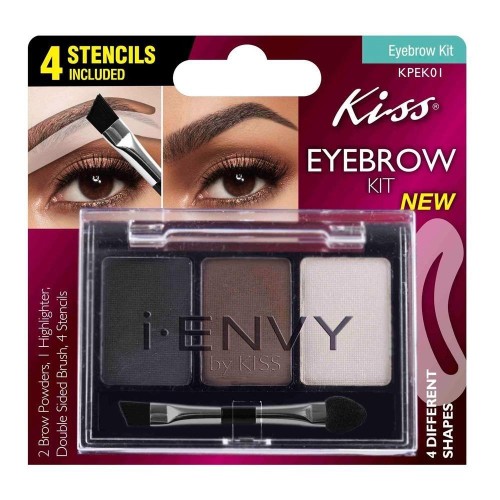 Kiss Eyebrow Kit 4 Stencils/Kaş Farı Kiti Kiss Eyebrow Kit 4 Stencils/Kaş Farı Kiti