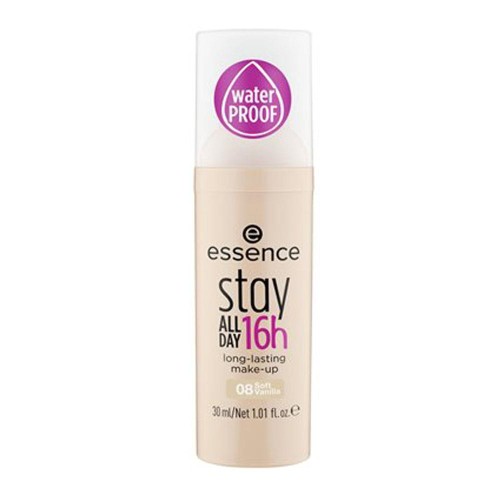 Essence Stay 16 Saat Dayanıklı Fondöten No:08 Soft Vanilla 30ml Essence Stay 16 Saat Dayanıklı Fondöten No:08 Soft Vanilla 30ml