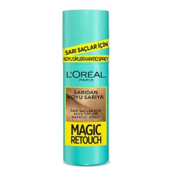 Loreal Paris Magic Retouch Koyu Dipleri Kapatıcı Sprey - Koyu Sarı 75ml Loreal Paris Magic Retouch Koyu Dipleri Kapatıcı Sprey - Koyu Sarı 75ml