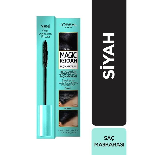Loreal Paris Magic Retouch Siyah Saç Maskarası Loreal Paris Magic Retouch Siyah Saç Maskarası