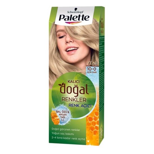 Palette Doğal Renkler Renk Açıcı Açık Sarı 10-0 Palette Doğal Renkler Renk Açıcı Açık Sarı 10-0
