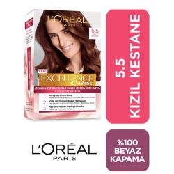 Loreal Paris Excellence Creme Saç Boyası 55 Kızıl Kestane Loreal Paris Excellence Creme Saç Boyası 55 Kızıl Kestane